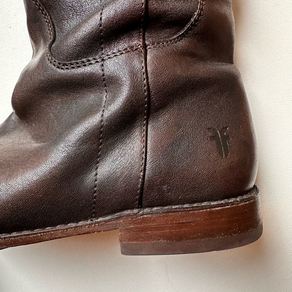 Women’s Brown Frye Riding Boots SIze 7.5 - Picture 7 of 10